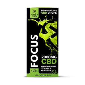Active:  Focus CBD Oil Lime Flavour 30ml