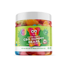 Load image into Gallery viewer, Orange County 800mg CBD Gummy Bears - Small Pack