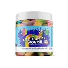 Load image into Gallery viewer, Orange County 1200mg CBD Gummy Worms - Small Pack