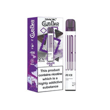 Load image into Gallery viewer, 20mg Smok Club Bar Disposable Vape Pen 600 Puffs